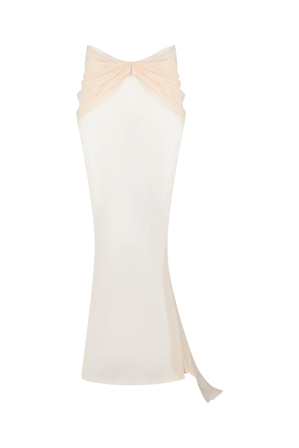 Ameile Maxi Skirt-Macadamia-XS