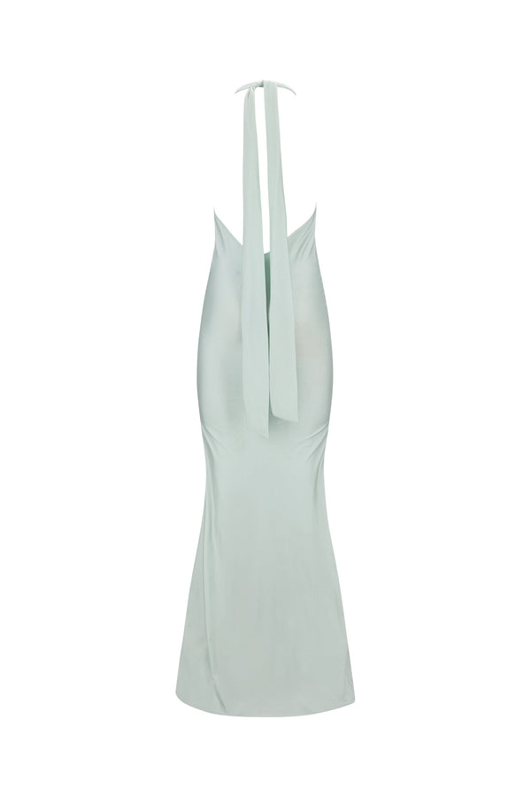 Tala Maxi Dress-Aqua Blue-XS