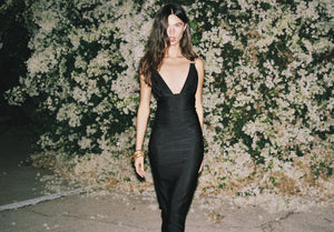Alexandra Maxi Dress-Black-XS