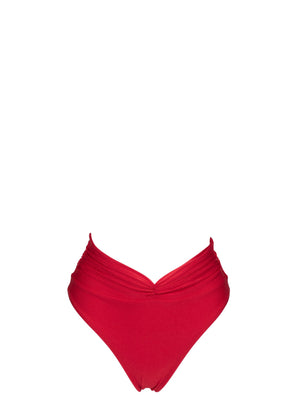 Claire Bikini Bottom-Scarlet Red-XL