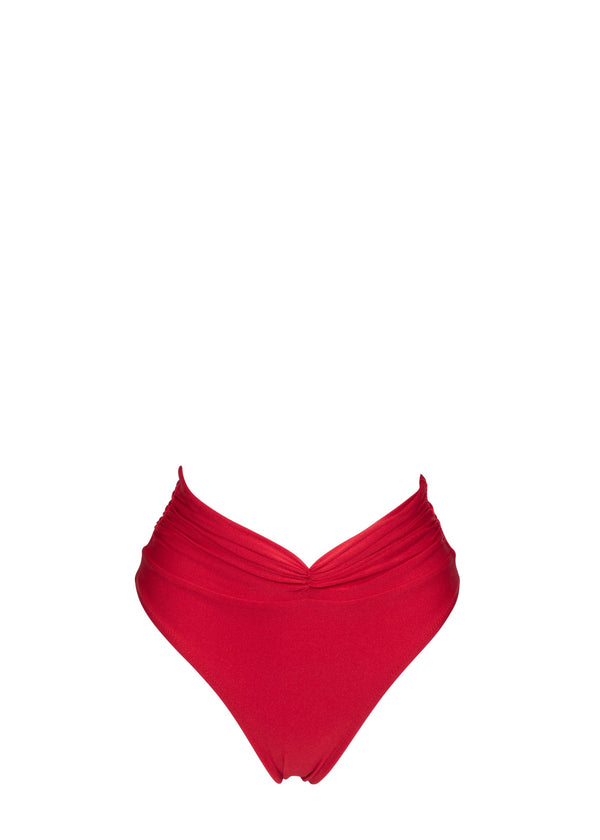 Claire Bikini Bottom-Scarlet Red-XL