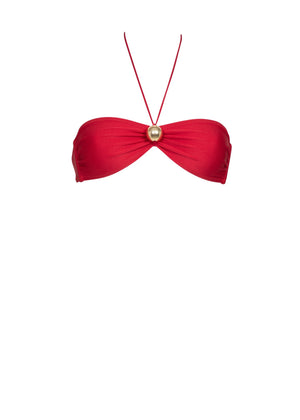 Joy Bikini Top-Scarlet Red-XL
