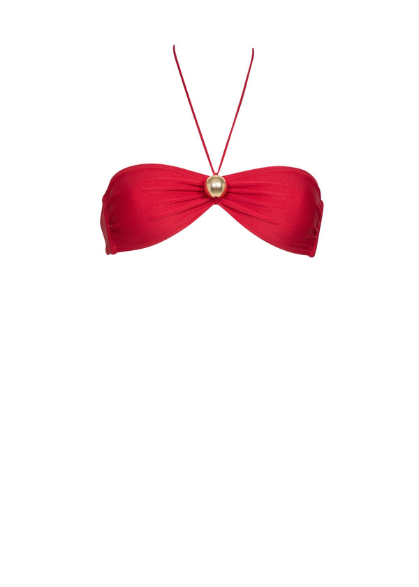 Joy Bikini Top-Scarlet Red-XL