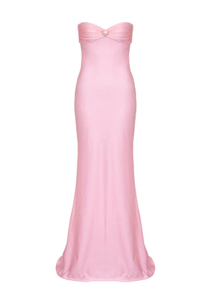 Bella Maxi Dress-Candy Pink-XS