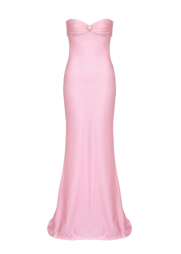 Bella Maxi Dress-Candy Pink-XS