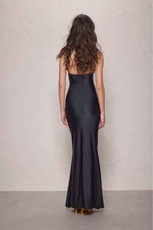 Nola Maxi Dress-Black-XS