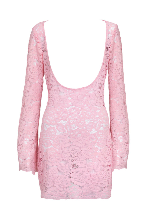 Sari Mini Dress-Candy Pink-XS