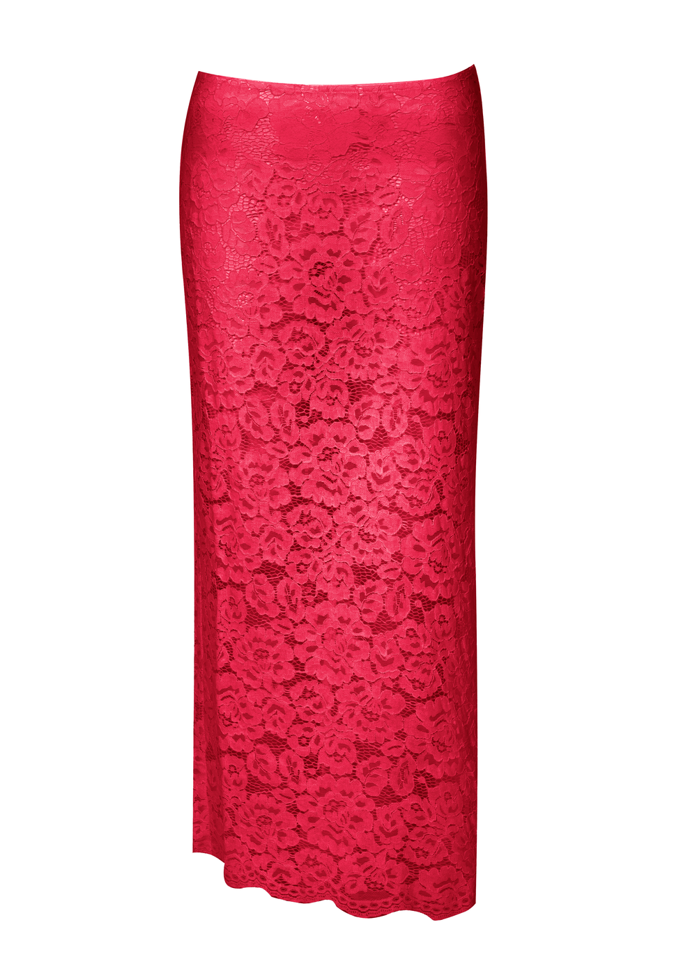 Nala Midi Skirt-Scarlet Red-XS