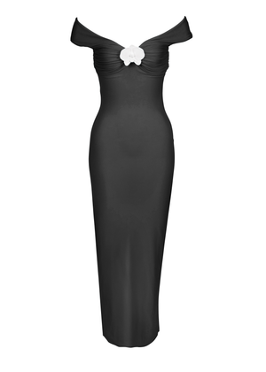 Sorrel Midi Dress-Black-XS