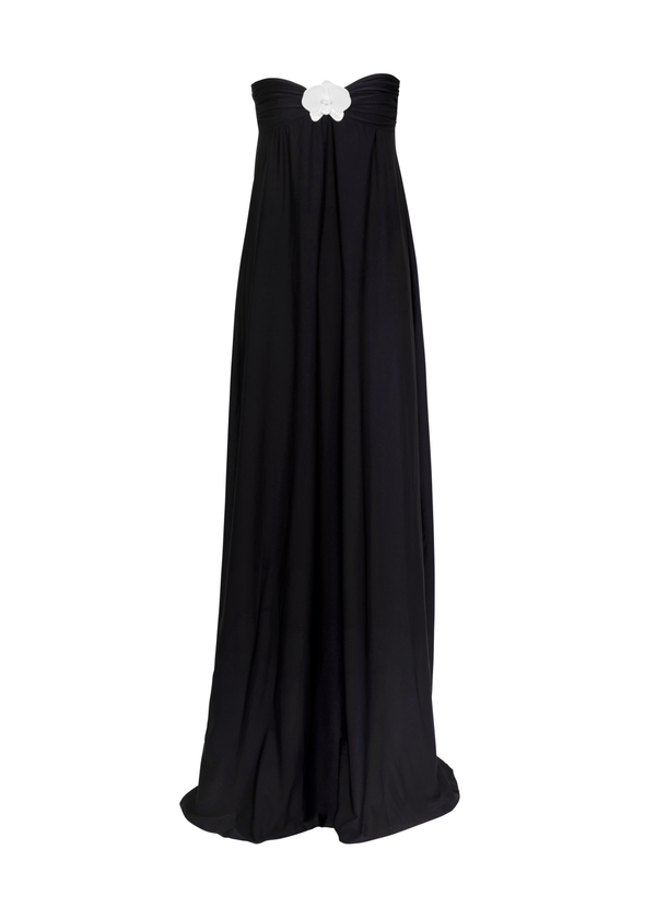 Delphine Maxi Dress-Black-XS