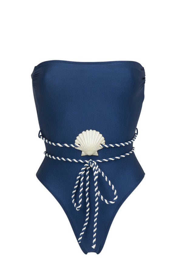 Hailey One Piece-Blue Opal-XS