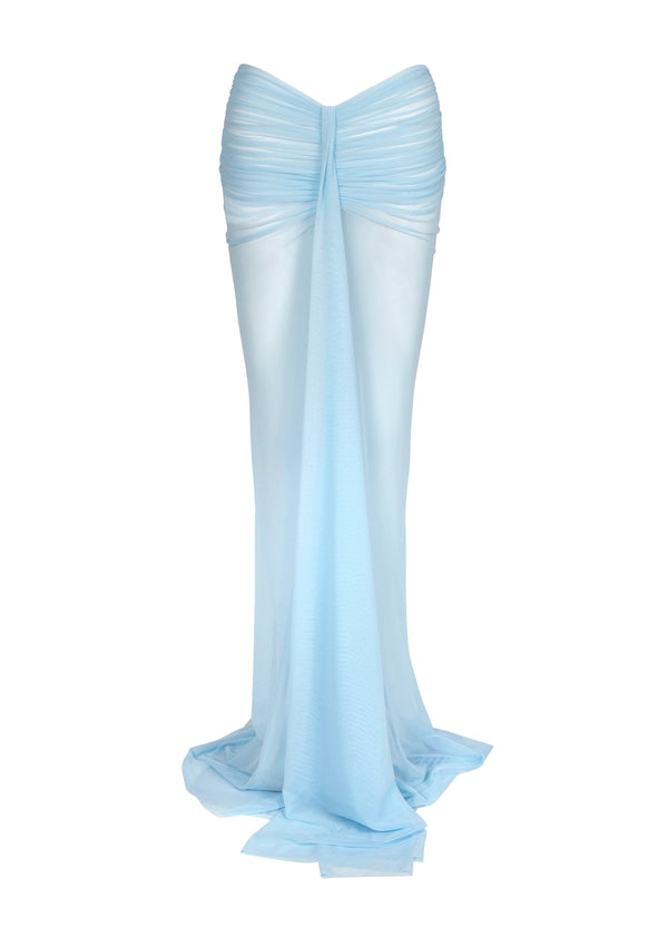 Isannah Maxi Skirt-Baby Blue-XS