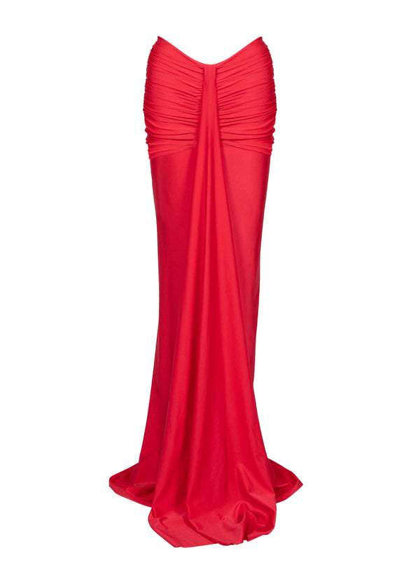 Marcella Maxi Skirt-Raspberry-XS
