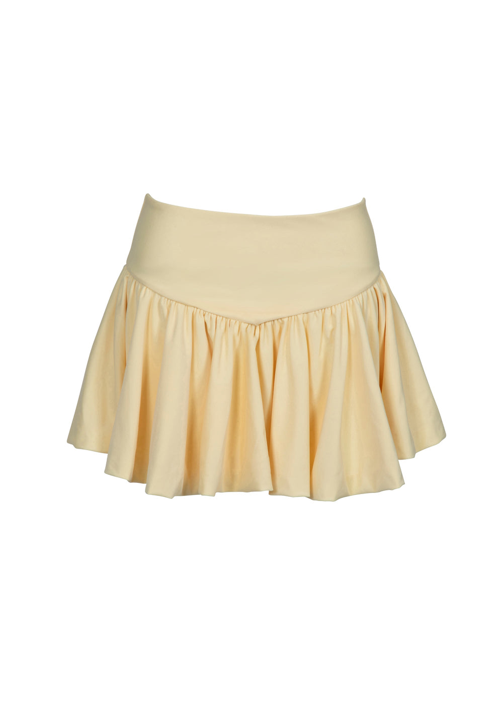 Eloise Mini Skirt-Butter Yellow-L