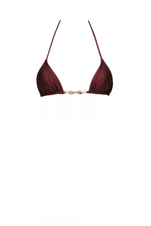 Marlin Bikini Top-Burgundy-XS