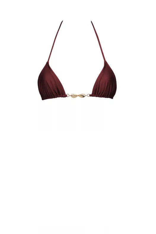 Marlin Bikini Top-Burgundy-XS