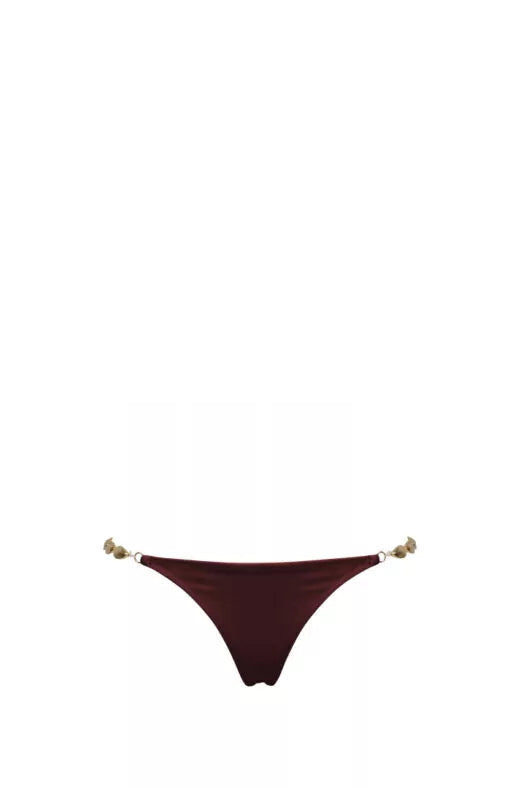Tyro Bikini Bottom-Burgundy-XS