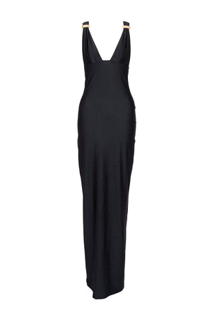 Alexandra Maxi Dress-Black-XS