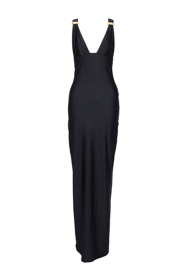 Alexandra Maxi Dress-Black-XS