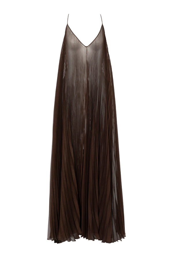 Uma Maxi Dress-Espresso-XS