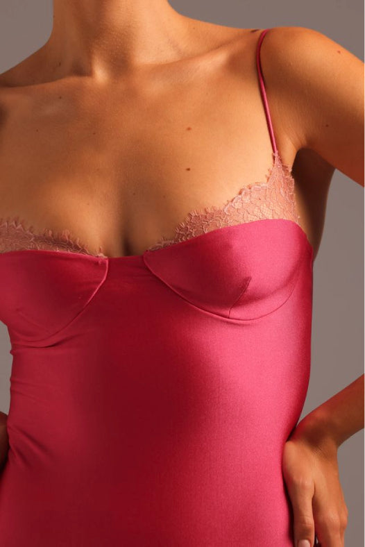 Ria One Piece-Fuchsia-XS