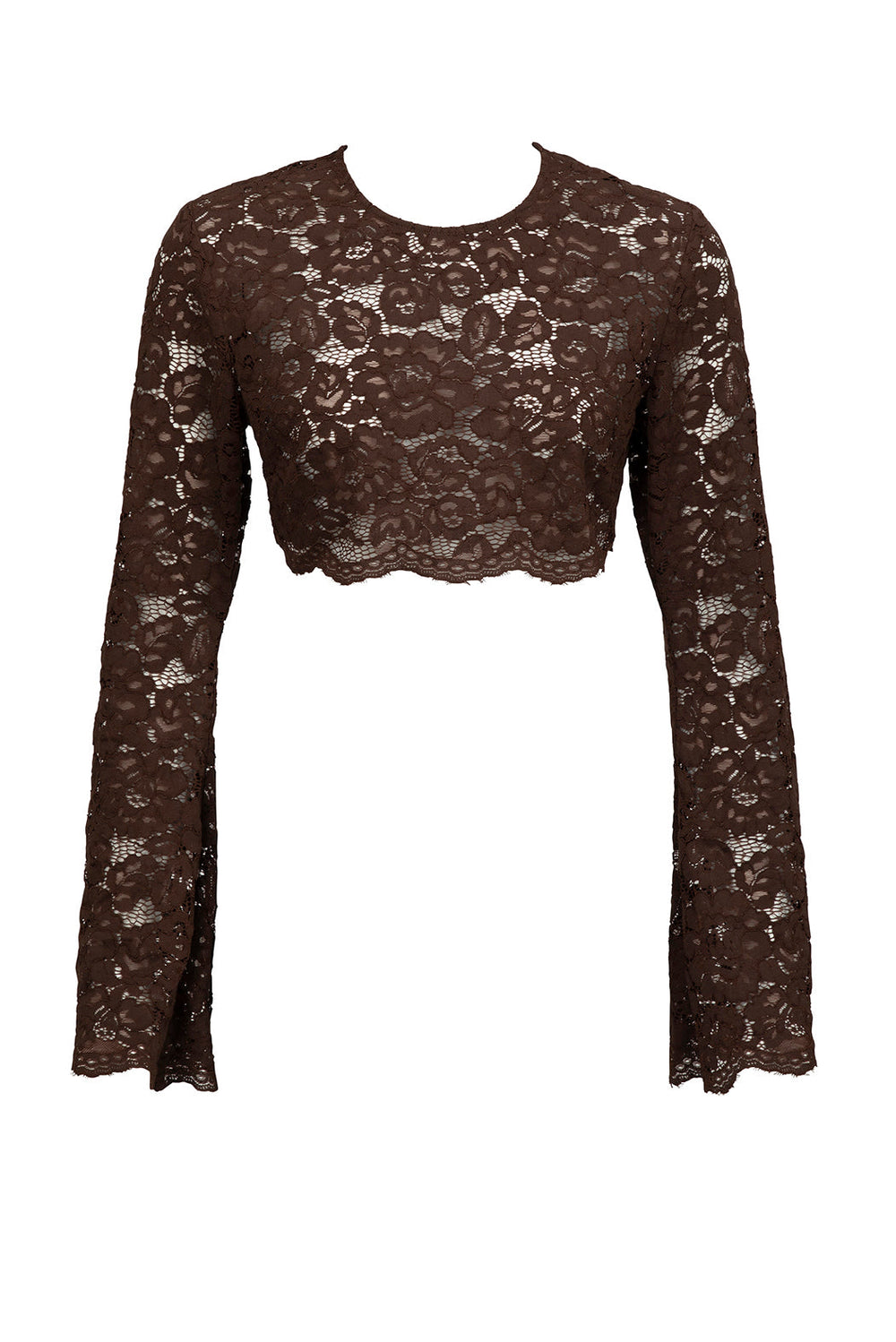 Ella Crop Top-Espresso-XS