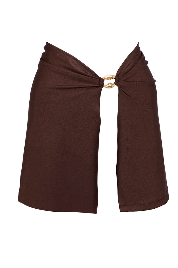 Issa Mini Skirt-Espresso-XSS