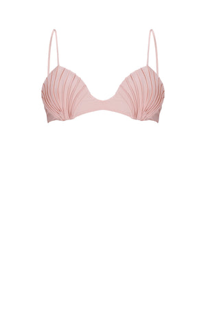 Clio Bikini Top-Pink Blush-XS