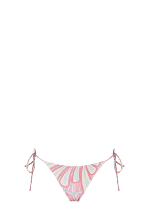 Khloe Bikini Bottom-Pink Flower Print-XS