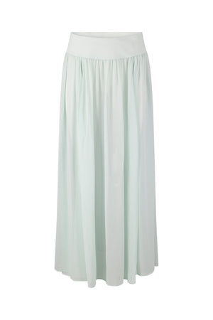 Medow Maxi Skirt-Aqua Blue-XS