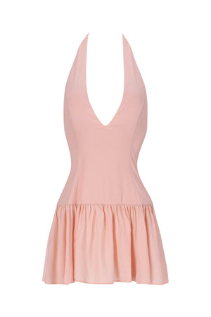 Amaris Mini Dress-Pink Blush-XS