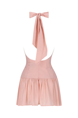 Amaris Mini Dress-Pink Blush-XS