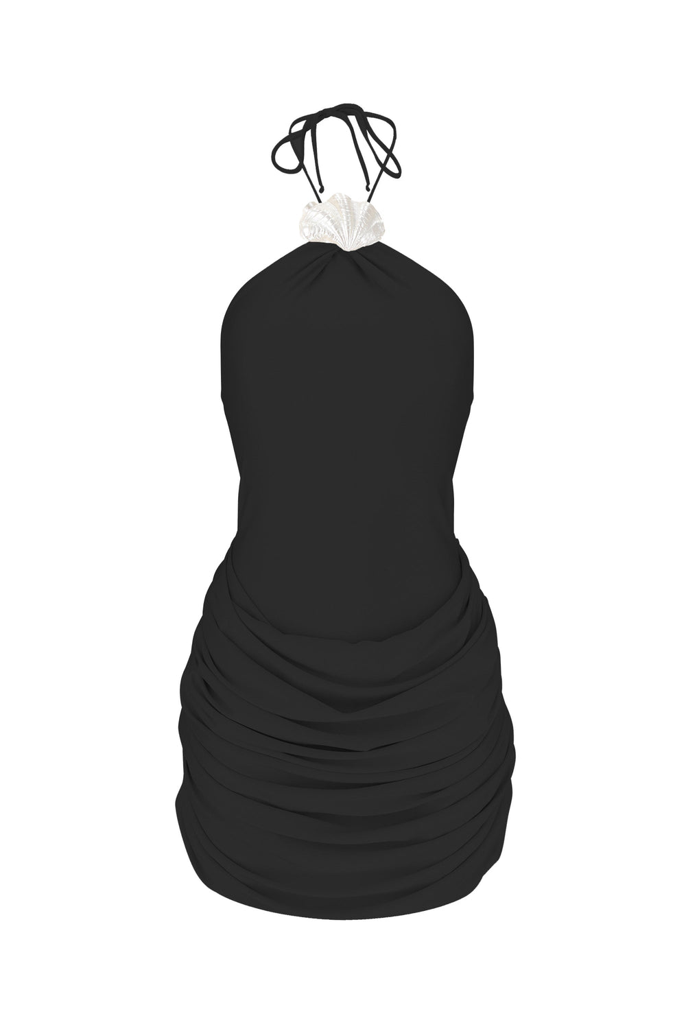 Julian Mini Dress-Black-XS