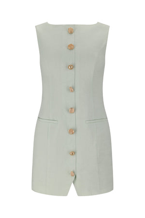 Shani Mini Dress-Mint-XS