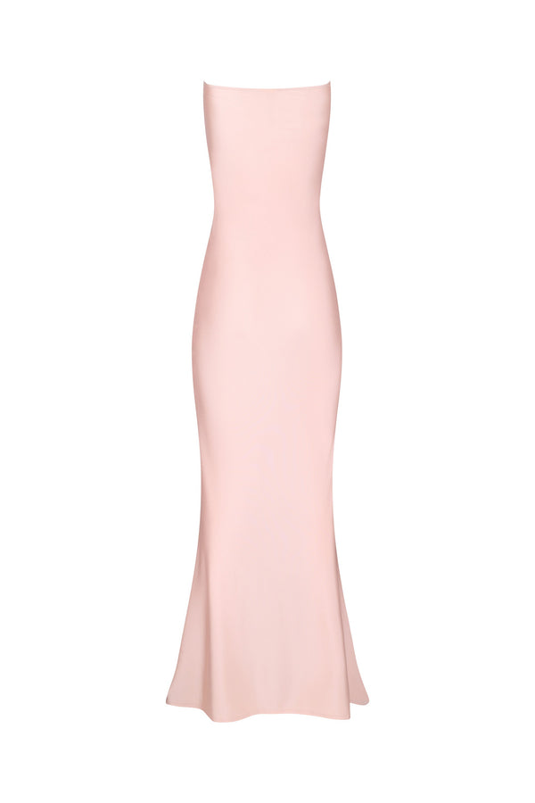 Rose Maxi Dress-Pink Blush-XS