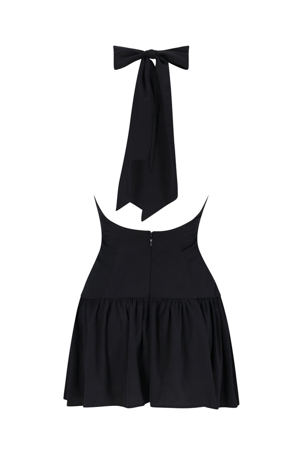 Amaris Mini Dress-Black-XS