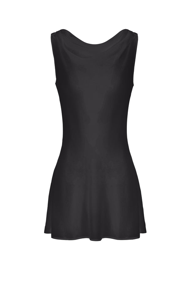 Logan Mini Dress-Black-XS