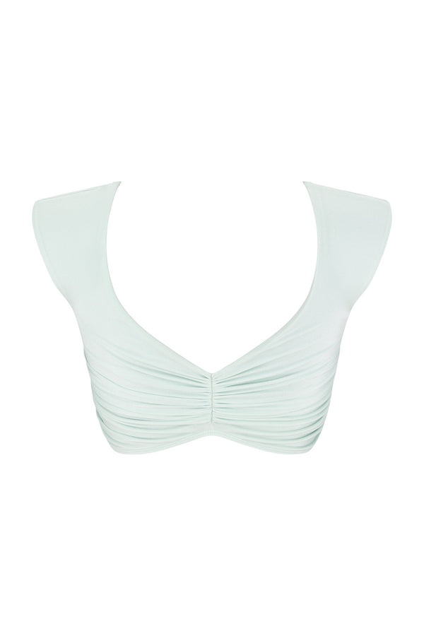 Claudia Top-Aqua Blue-XS