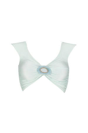 Claudia Top-Aqua Blue-XS