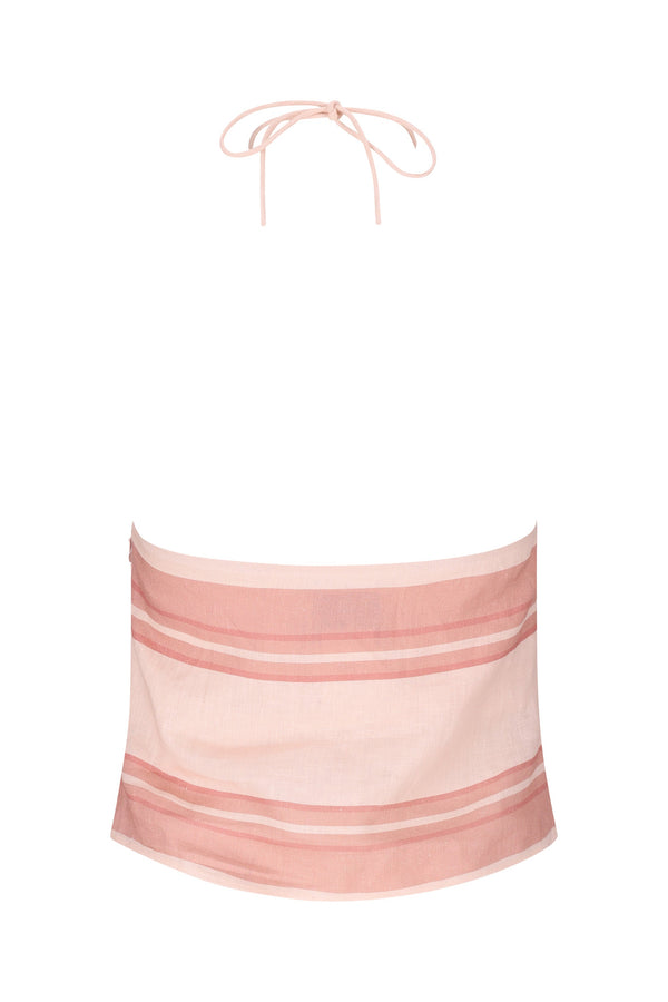 Rosa Top-Pink Shell Print-XS