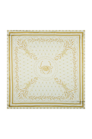 Yellow Bandana-Mustard Mosaic Print-OS