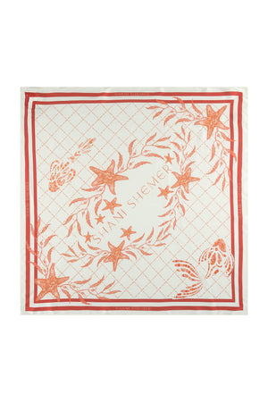 Orange Bandana-Orange Mosaic Print-OS