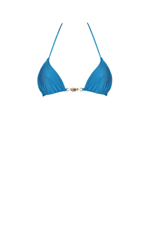 Alexander Bikini Top-Blue Teal-XS