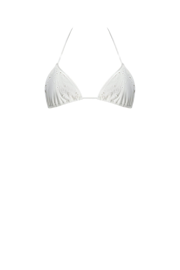 Mayo Bikini Top-Cream-XS