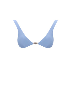 Peyton Bikini Top-Blue Dove-XS