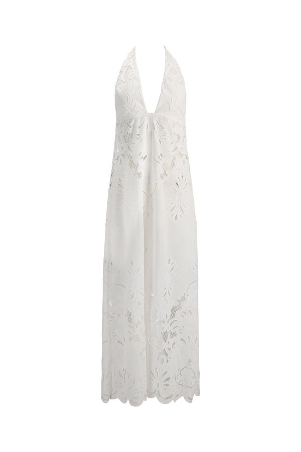 Nadine Maxi Dress-Cream-XS