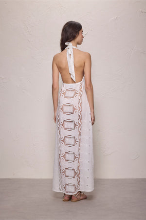 Nadine Maxi Dress-Cream-XS