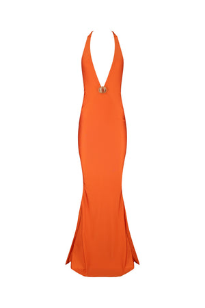 Tala Maxi Dress-Jaffa Orange-XS
