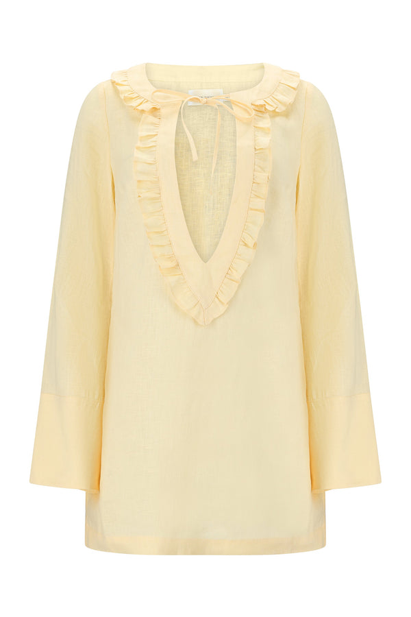Annabelle Kaftan-Butter Yellow-XS