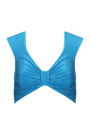 Rika Top-Blue Teal-XS